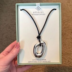 Atterri Silver Pendant Necklace